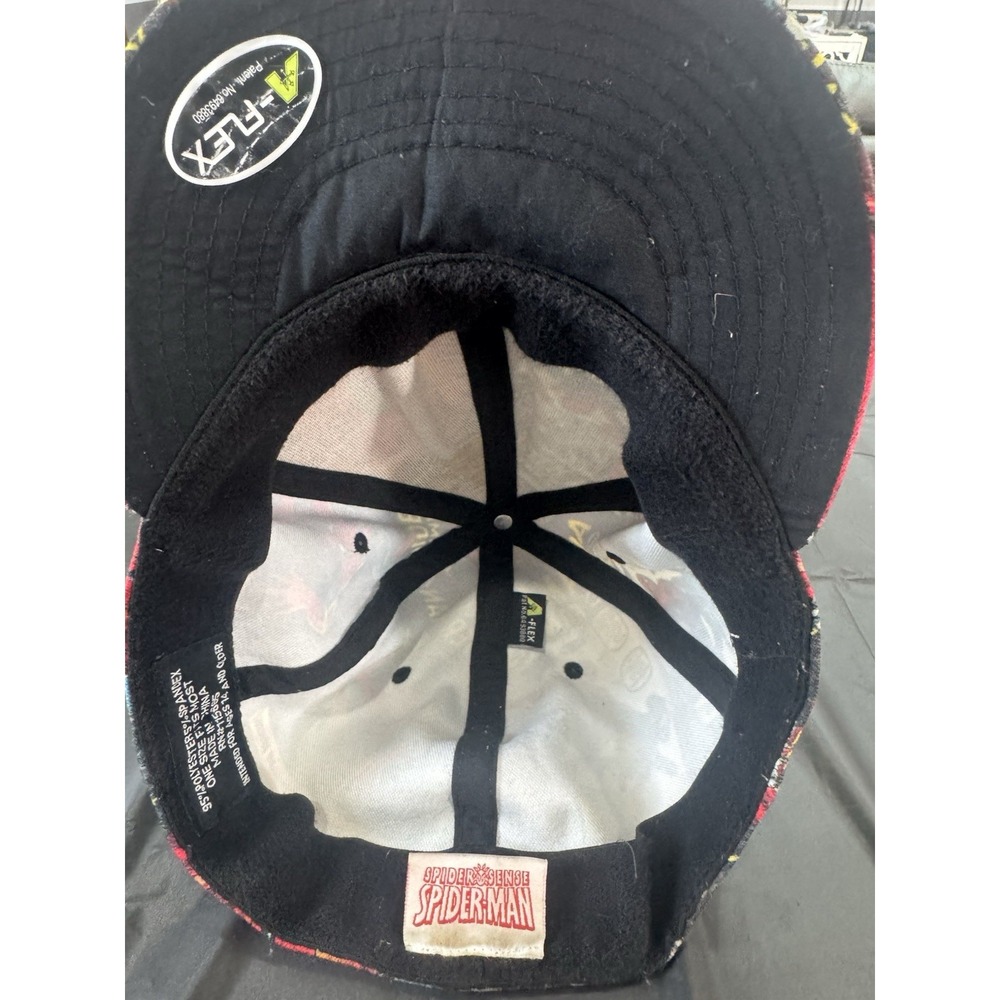 Spiderman Hat Men's One Size All Over Print Super Hero Comic Book‎ Cover Fitted - Picture 6 of 8